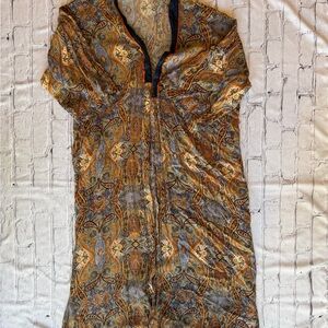 "Open The Kimono" Made In Venice Robe Kimono One Size Womens Short Sleeve